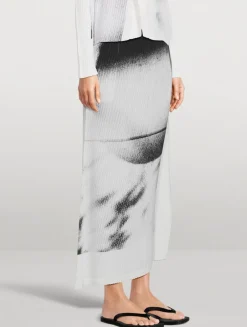 Shadow Study Pleats Skirt