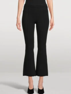 Shaila Kick-Flare Knit Trousers