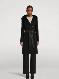 Shia Belted Wool Down Coat