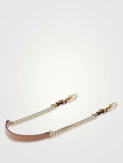 Short Chain Strap Box Calf