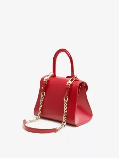 Short Chain Strap Box Calf