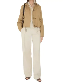 Short Gabardine Parka