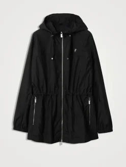 Short Nylon Cotton Parka