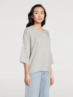 Short-Sleeve Sweater