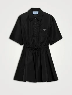 Short-sleeved Re-nylon Dress