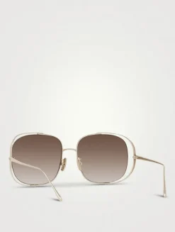 Signature Rectangular Sunglasses