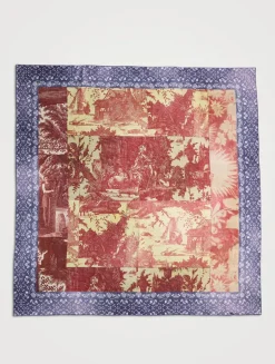 Silk Scarf In Etoile Print