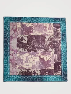 Silk Scarf In Etoile Print