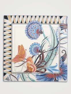 Silk Scarf In Giada Print