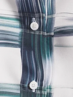 Silk Shirt In Tartan Print