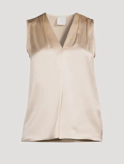 Silk Sleeveless Blouse