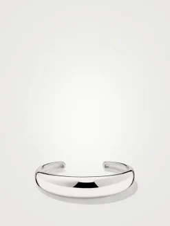 Silver 13mm Dôme Cuff Bracelet