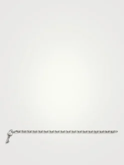 Silver Trademark Bracelet With Key