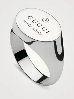 Silver Trademark Ring