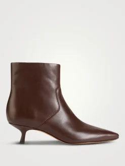 Simone Leather Ankle Boots