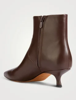 Simone Leather Ankle Boots