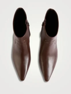 Simone Leather Ankle Boots