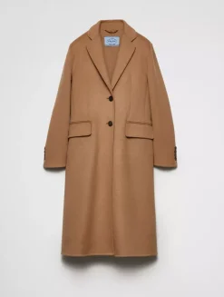 Single-breasted Cashgora Coat