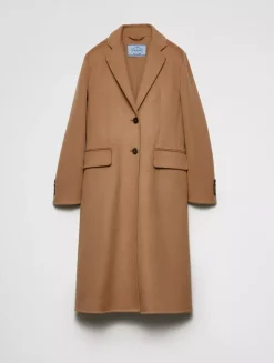 Single-breasted Cashgora Coat