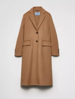 Single-breasted Cashgora Coat