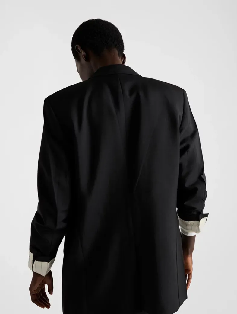 Single-breasted Kid Mohair Jacket