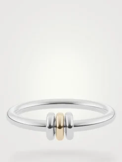 Sirius SG Silver And 18K Gold Ring