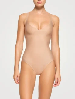 Skims Body Unlined Plunge Thong Bodysuit