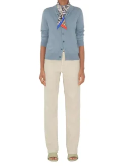 Skinny Contrast Check Silk Scarf