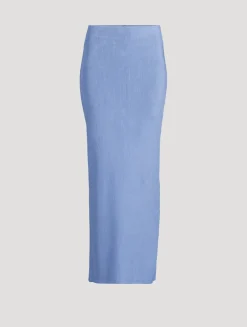 SKIRT 02 Ribbed Column Skirt