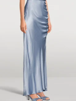 Skye Embroidered Denim Mules