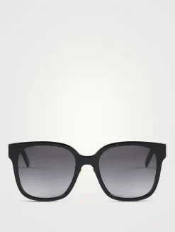 SL M105 YSL Monogram Square Sunglasses