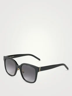 SL M105 YSL Monogram Square Sunglasses