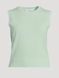 Sleeveless Cashmere Sweater