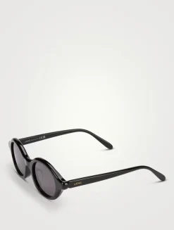 Slim Round Sunglasses