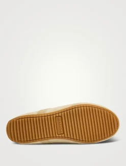 Slim Suede And Mesh Sneakers