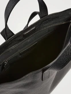 Small Ai Leather Backpack