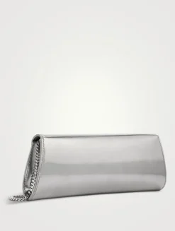 Small Anouk Mirrored Leather Clutch