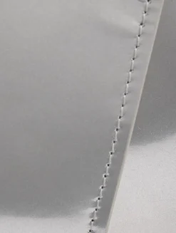 Small Anouk Mirrored Leather Clutch