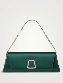 Small Anouk Satin Clutch