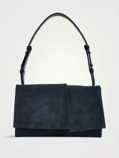 Small Baggy Suede Shoulder Bag