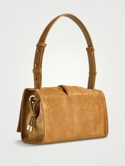 Small Baggy Suede Shoulder Bag
