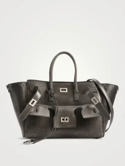 Small Bel Air Leather Tote Bag