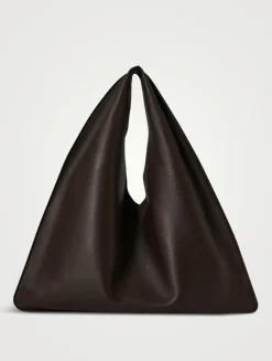 Small Bindle Leather Tote Bag