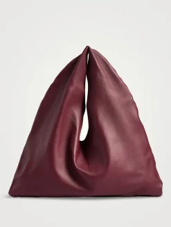 Small Bindle Leather Tote Bag