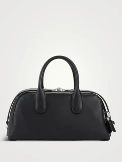 Small Darsena Leather Satchel
