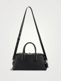 Small Darsena Leather Satchel