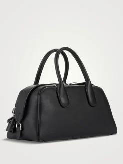 Small Darsena Leather Satchel