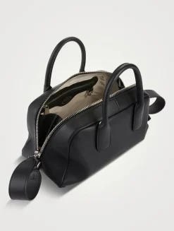 Small Darsena Leather Satchel