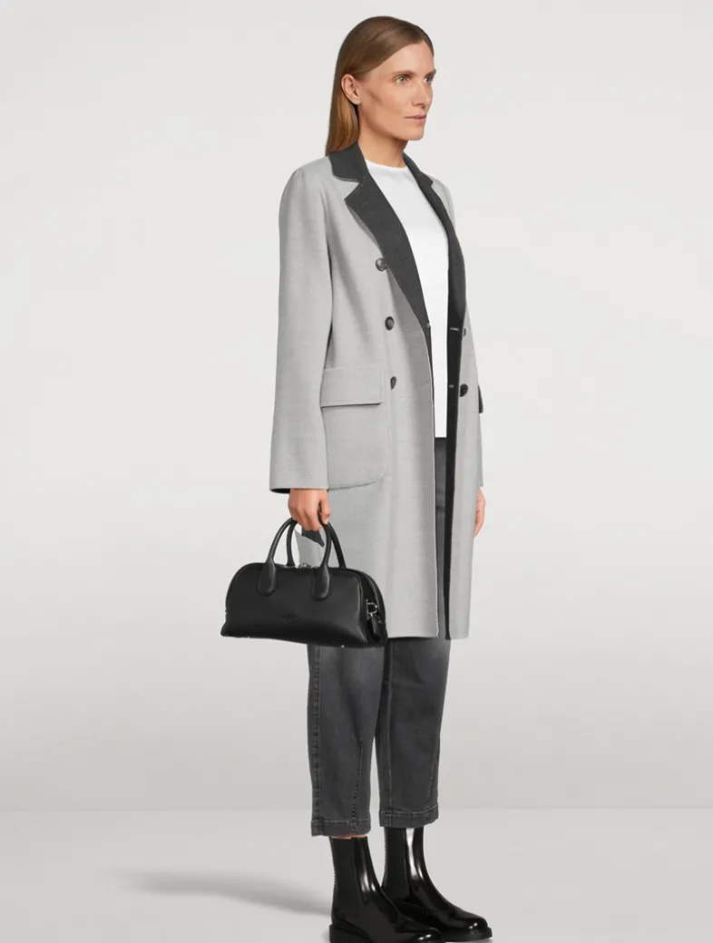 Small Darsena Leather Satchel