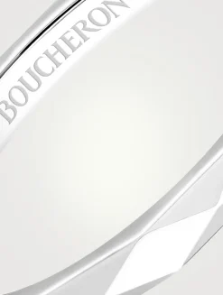 Small Facette Platinum Wedding Band